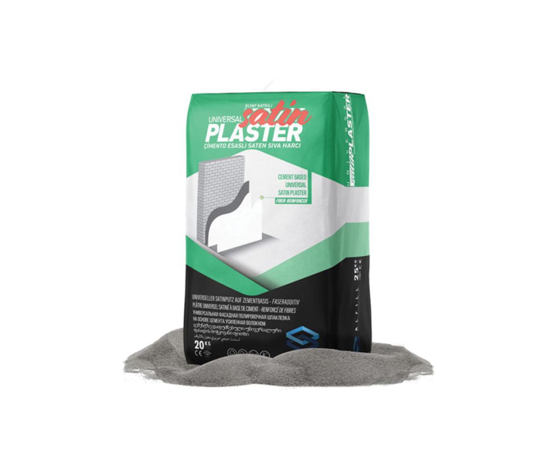 Alfill Universal Satin Plaster ფითხი 20კგ — ფითხი და ბათქაში